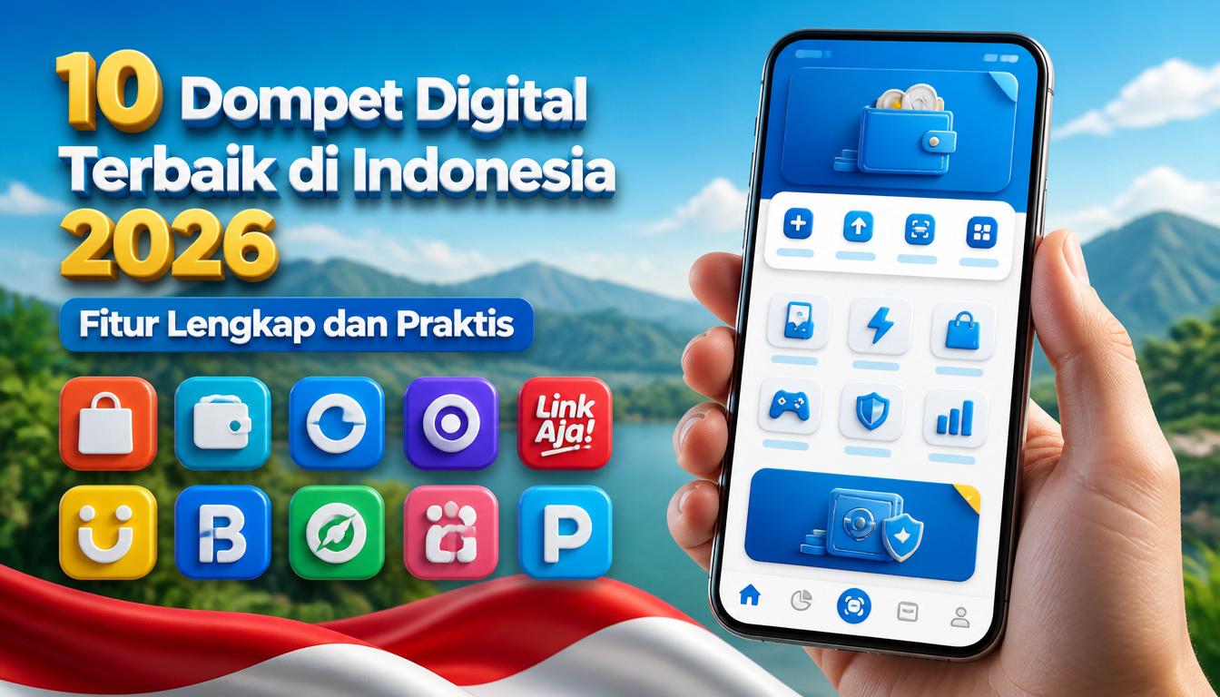 10 Dompet Digital Terbaik di Indonesia 2026, Fitur Lengkap dan Praktis