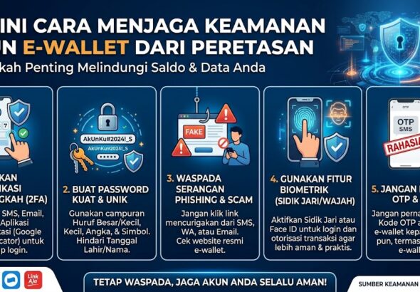 Begini Cara Menjaga Keamanan Akun E Wallet dari Peretasan
