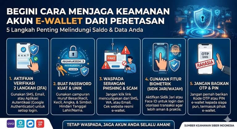 Begini Cara Menjaga Keamanan Akun E Wallet dari Peretasan