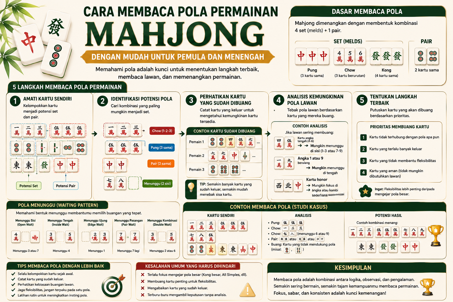 Cara Membaca Pola Permainan Mahjong