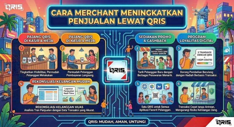 Cara Merchant Meningkatkan Penjualan lewat QRIS