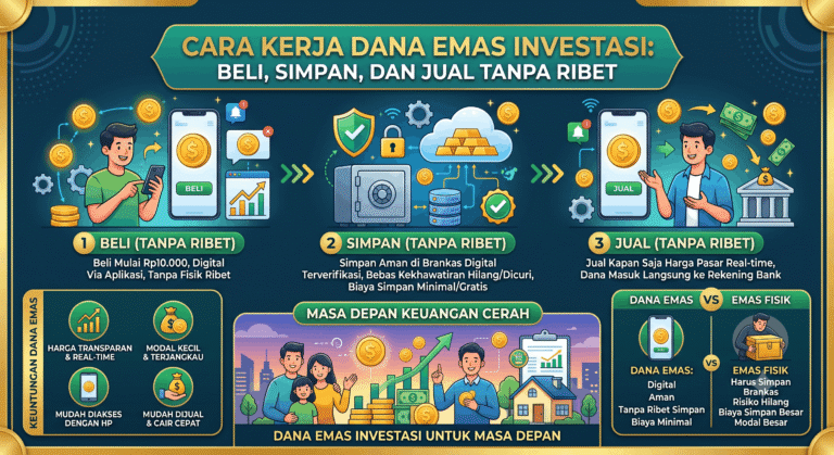 Ilustrasi: Cara Kerja Dana Emas Investasi: Beli, Simpan, dan Jual Tanpa Ribet
