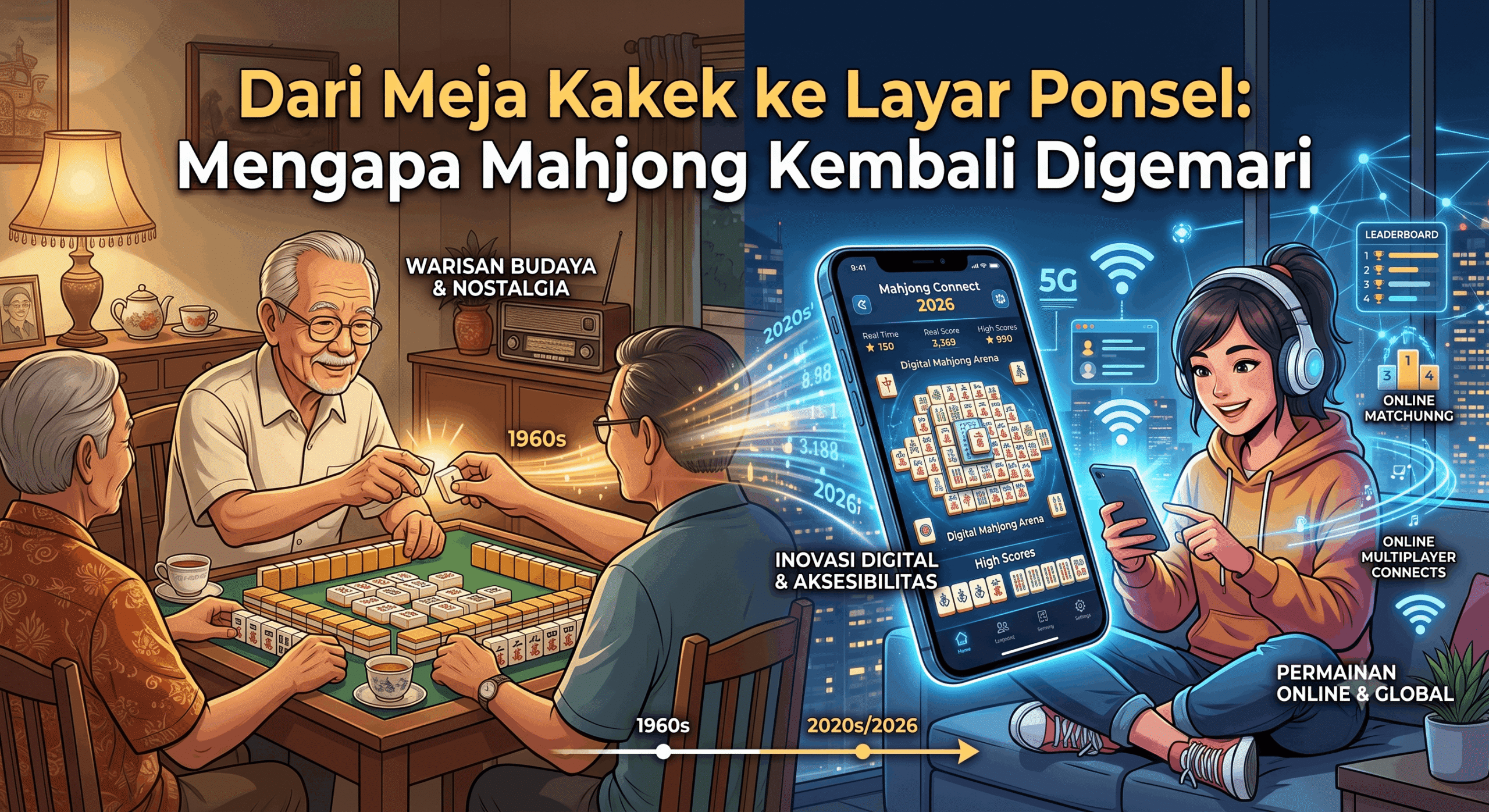 Dari Meja Kakek ke Layar Ponsel: Mengapa Mahjong Kembali Digemari