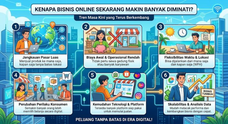 Kenapa Bisnis Online Sekarang Makin Banyak Diminati
