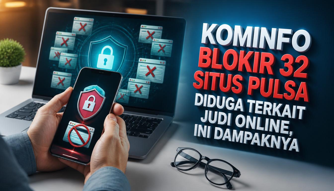 Kominfo Blokir 32 Situs Pulsa Diduga Terkait Judi Online, Ini Dampaknya
