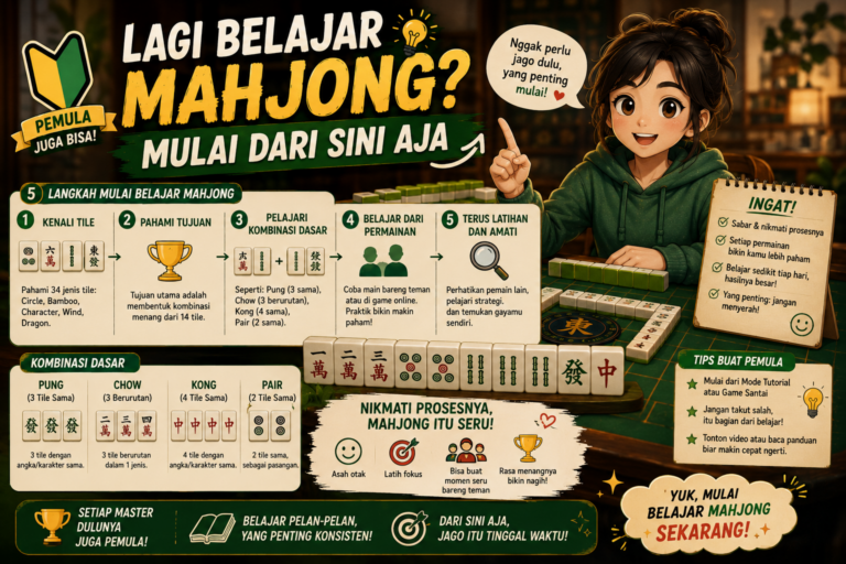 Lagi Belajar Mahjong Mulai dari Sini Aja
