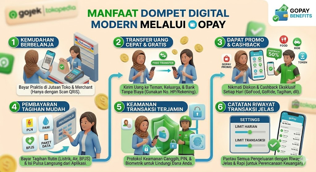 Manfaat Dompet Digital Modern melalui GoPay