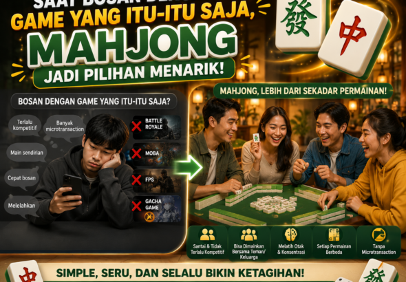 Saat Bosan dengan Game yang Itu Itu Saja, Mahjong Jadi Pilihan Menarik