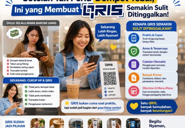 Setelah Tak Perlu Dompet Tebal, Ini yang Membuat QRIS Semakin Sulit Ditinggalkan