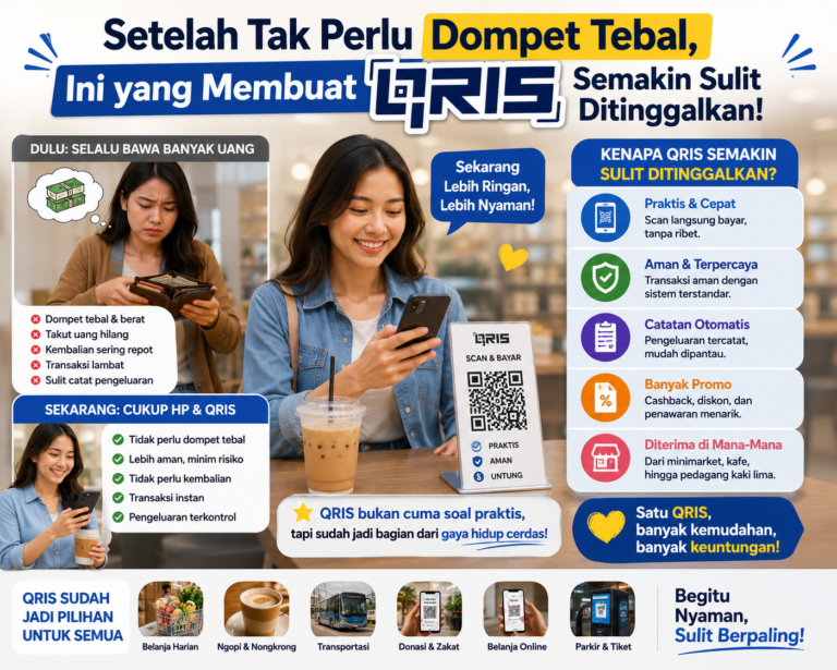 Setelah Tak Perlu Dompet Tebal, Ini yang Membuat QRIS Semakin Sulit Ditinggalkan