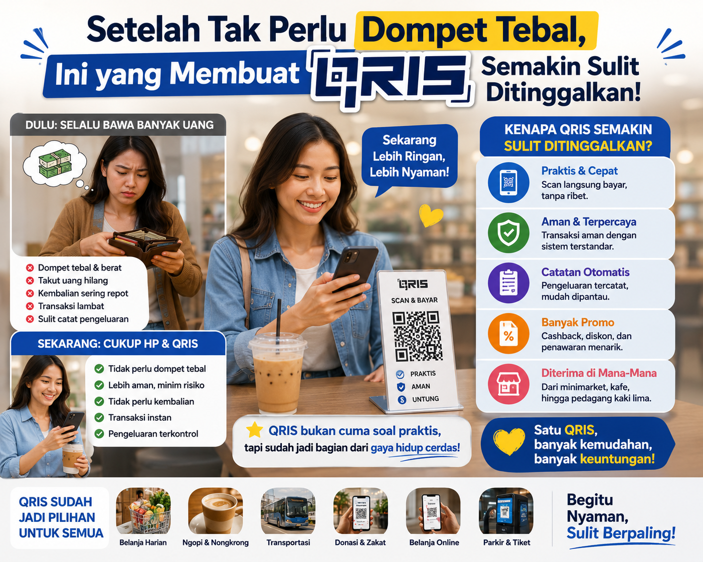 Setelah Tak Perlu Dompet Tebal, Ini yang Membuat QRIS Semakin Sulit Ditinggalkan