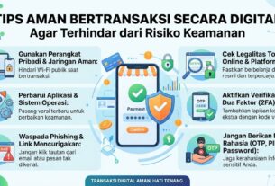 Tips Aman Bertransaksi Secara Digital agar Terhindar dari Risiko Keamanan