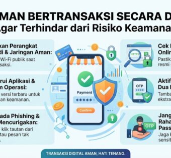 Tips Aman Bertransaksi Secara Digital agar Terhindar dari Risiko Keamanan